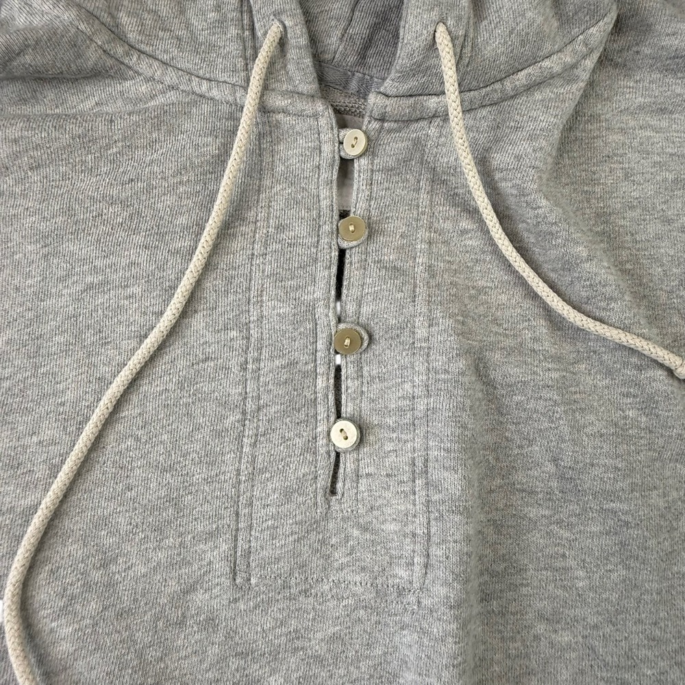 Aerie Womens Hoodie Size Large Gray Beach Weekend Oversized Sweatshirt Lounge - Picture 4 of 9